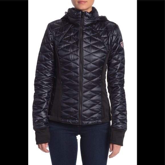 GUESS Quilted Puffer Jacket - NAVY XL NWT - Picture 4 of 8